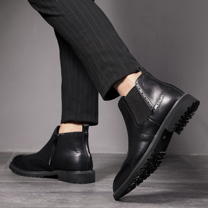 Bottes à bout pointu et fermeture zippée, 38 à 44