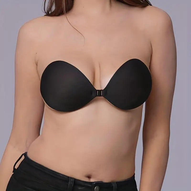 Large Size Silicone Push-Up Invisible Strapless Bra