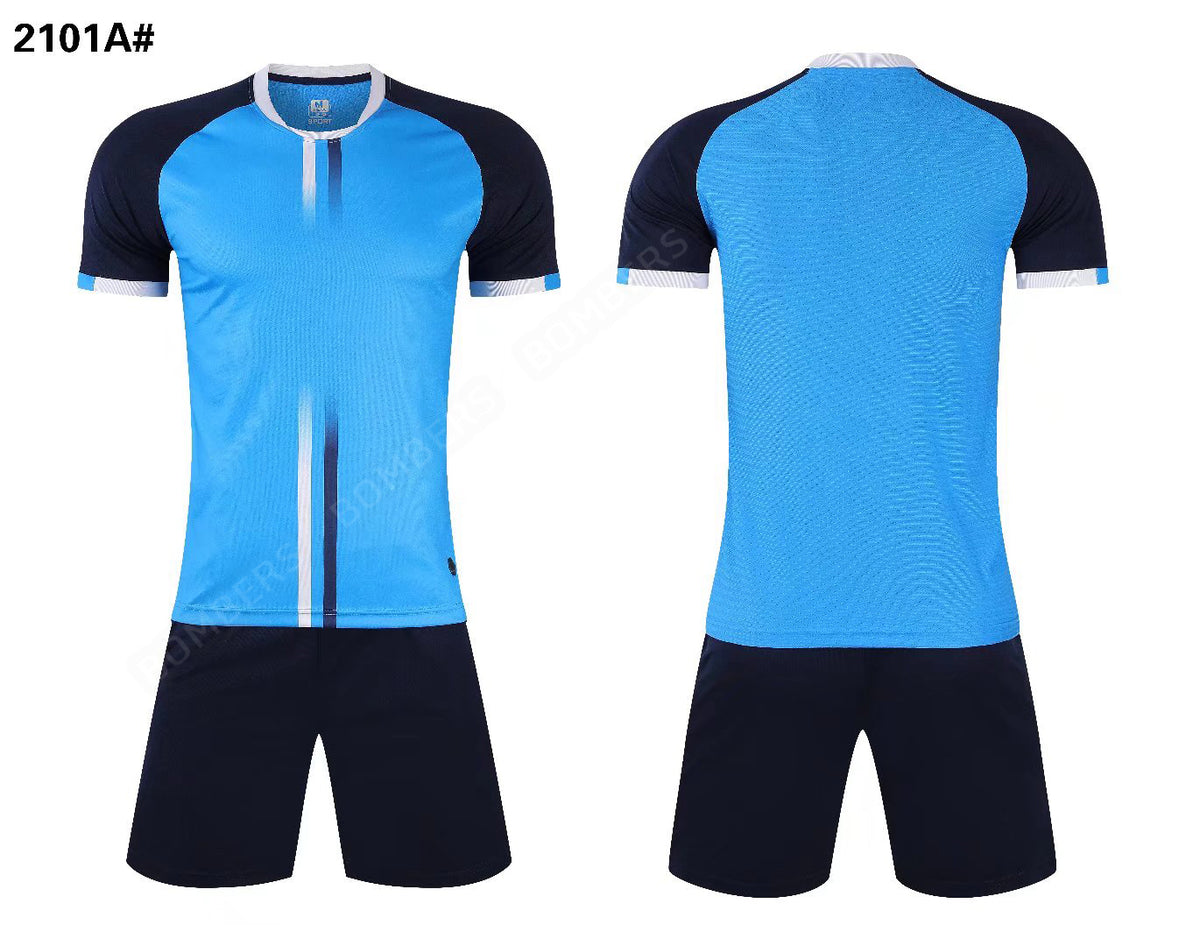 Ensemble de football homme, maillot et short à séchage rapide