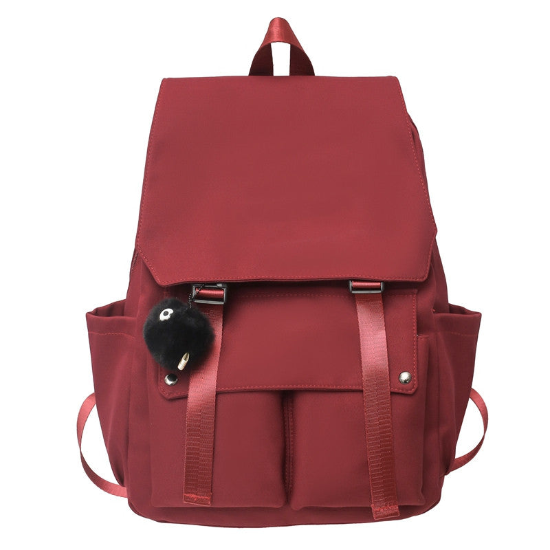 Sac à dos porté épaule avec pendentif, 4 coloris