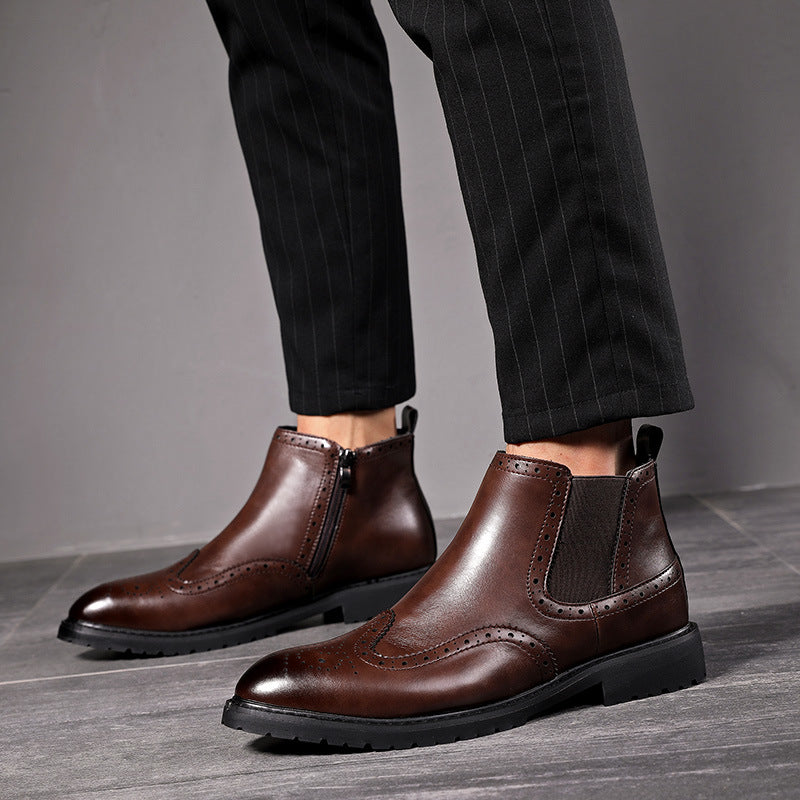 Bottes à bout pointu et fermeture zippée, 38 à 44
